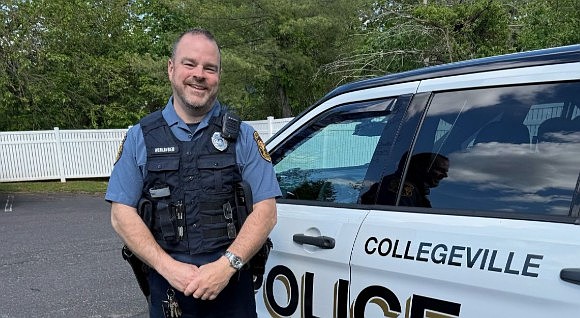 Officer Tom Nerlinger of Collegeville Police