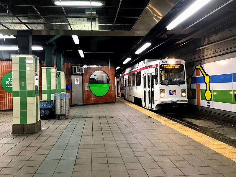 The underground SEPTA trolley system. (Credit: Transit Forward Philadelphia)