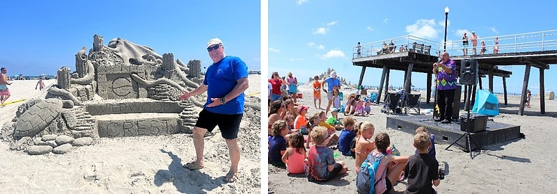 The festival will include the elaborate creations of top sand sculptors as well as workshops for children. (Photo courtesy of the Greater Wildwoods Tourism Improvement and Development Authority)