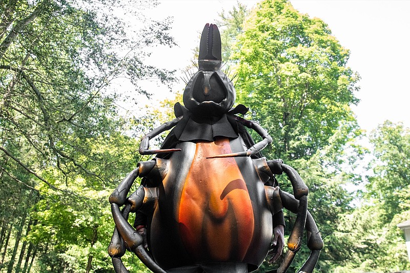 The state’s tick mascot, Terry the Tick, at a recent press event. (Credit: PA Internet News Service)