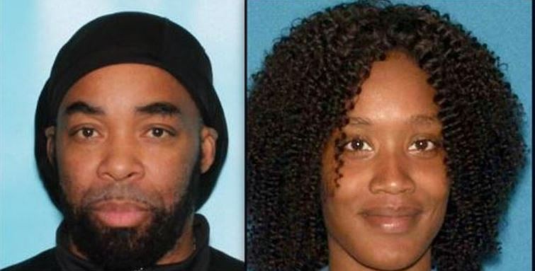 William Tucker and Sabrina Hearns Evans in identification photos released by the Atlantic County Prosecutor's Office.