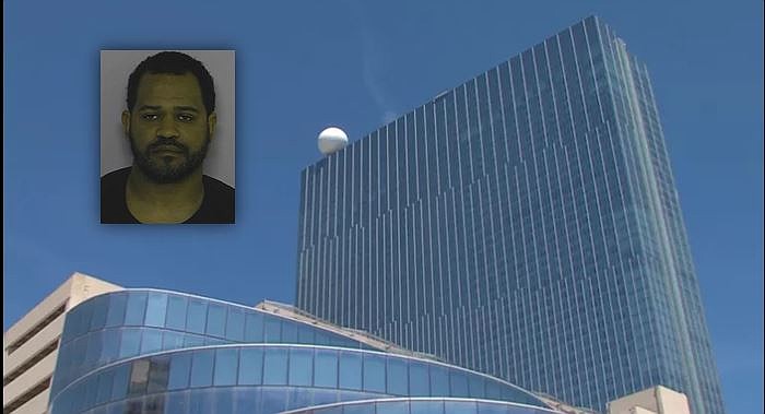 Ronald Rivers, in a 2014 mugshot, is accused of a shooting inside the Ocean Casino parking garage.