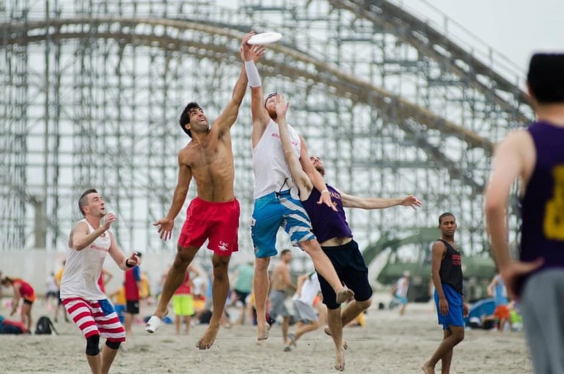 The game of Ultimate mixes the high-level athletics of competitive sports such as soccer, basketball and football, into an action-packed non-contact sport played with a flying disc. (Photo courtesy of the Wildwoods)