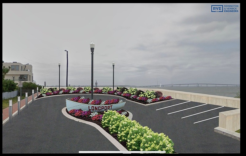 Rendering of Longport Point park.