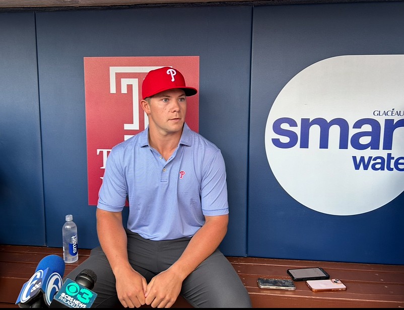 Gage Wood was selected by the Phillies in the first round of the 2025 MLB Draft. (Tim Kelly/On Pattison)