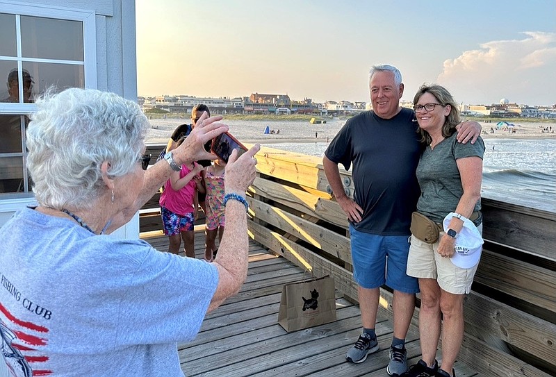 The Ocean City Fishing Club's open house will provide opportunities for photos at the end of the nearly 750-foot-long pier. (Photo courtesy of Ocean City)