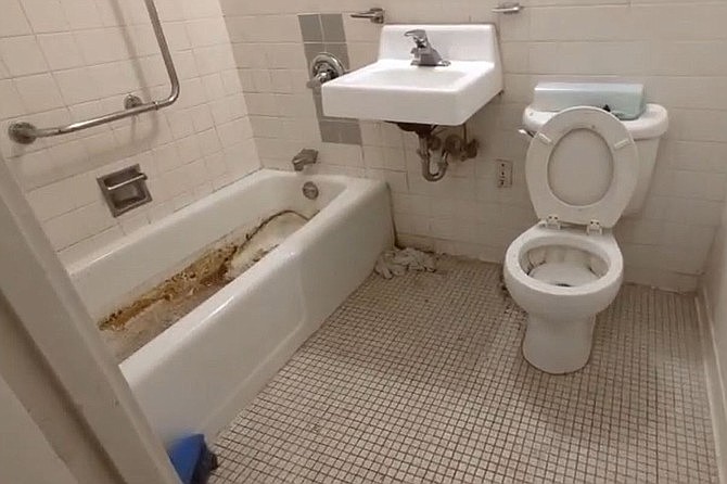 The bathroom of a vacant apartment in Altman Terrace has caused issues for the resident across the hall.

September 3, 2024