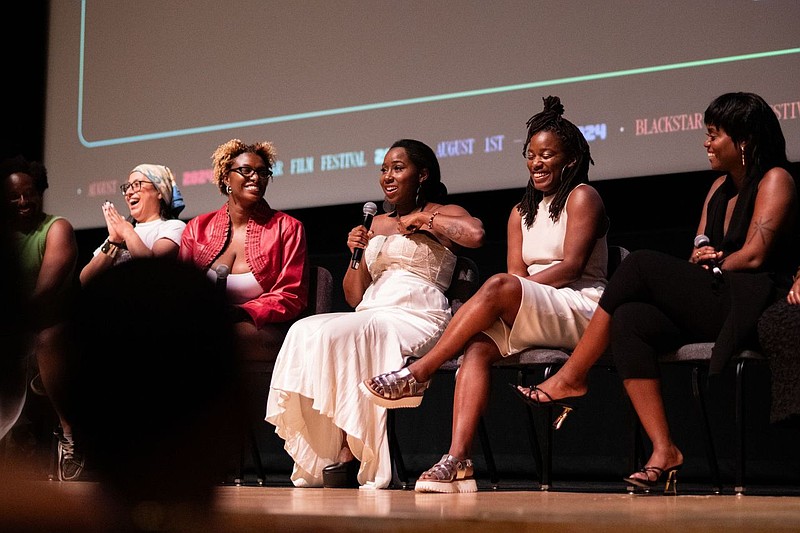 At the 2024 BlackStar Film Festival, acclaimed directors led panels on their celebrated films—including Shatara Michelle Ford, who discussed Dreams and Nightmares, a road-trip mystery following three Black queer women searching for their missing friend. (Credit: Mochi Robinson, BlackStar)