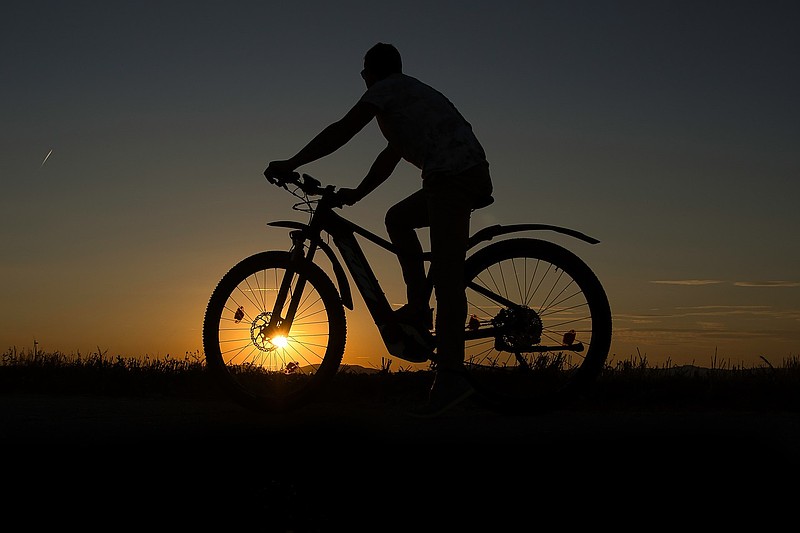 PIXABAY/E-bike at sunset