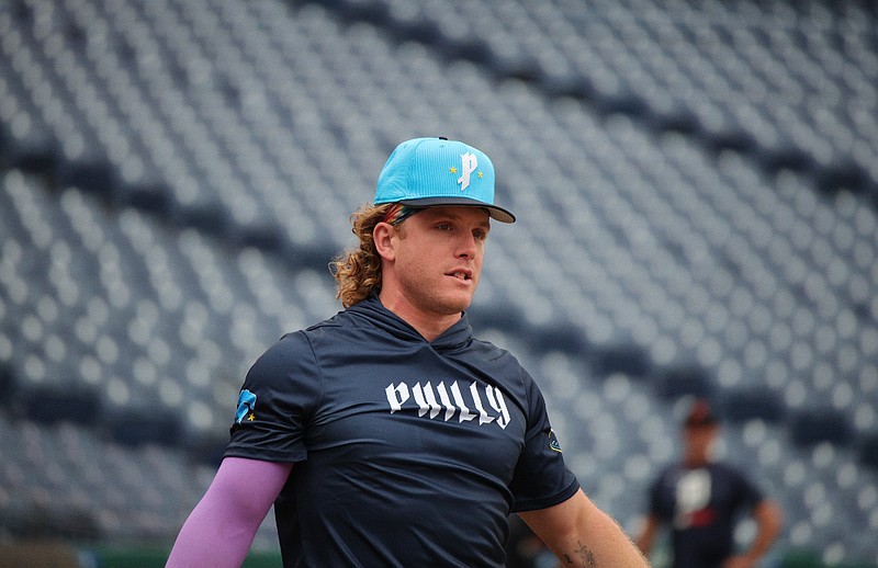 Harrison Bader is the newest Phillie. (Grace Del Pizzo/On Pattison)