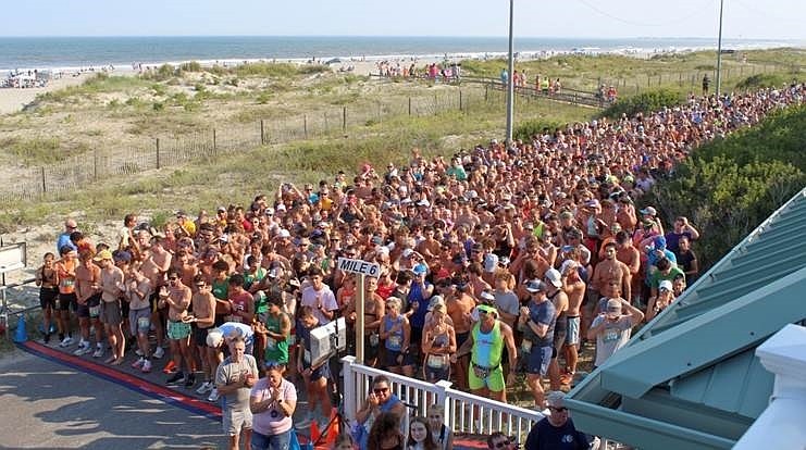 The starting line will be on the oceanfront Promenade in front of the Sea Isle City Beach Patrol's headquarters at 44th Street. (Photo courtesy of Sea Isle City)