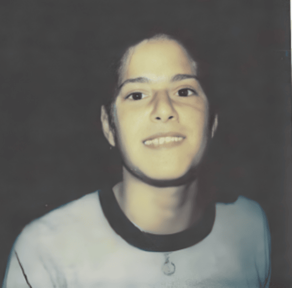 Rachel Neufeld-Del Rossi as a teen.