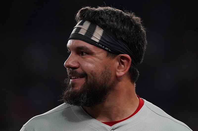 Aug 9, 2025; Arlington, Texas, USA; Philadelphia Phillies outfielder Kyle Schwarber (12) looks on during a pitching change in the eighth inning in a game against the Texas Rangers at Globe Life Field. Mandatory Credit: Raymond Carlin III-Imagn Images