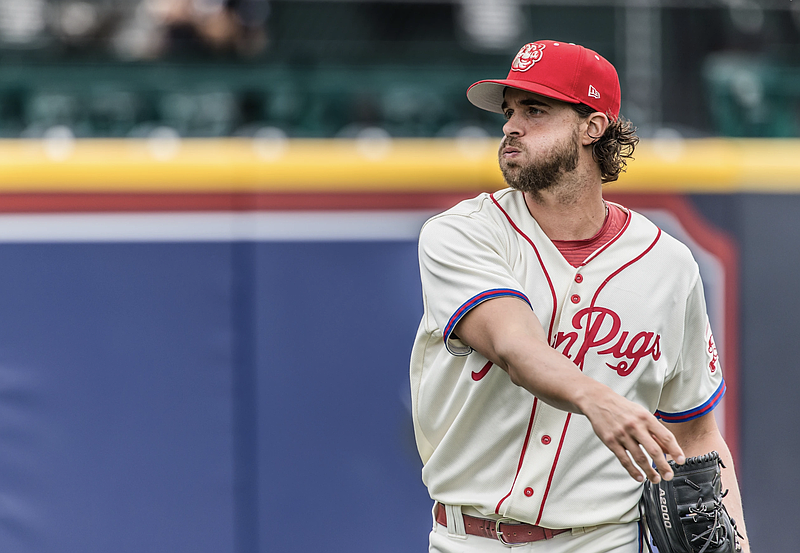 Aaron Nola is going to return to the Phillies this weekend after rehabbing at Triple-A Lehigh Valley. (Cheryl Pursell)