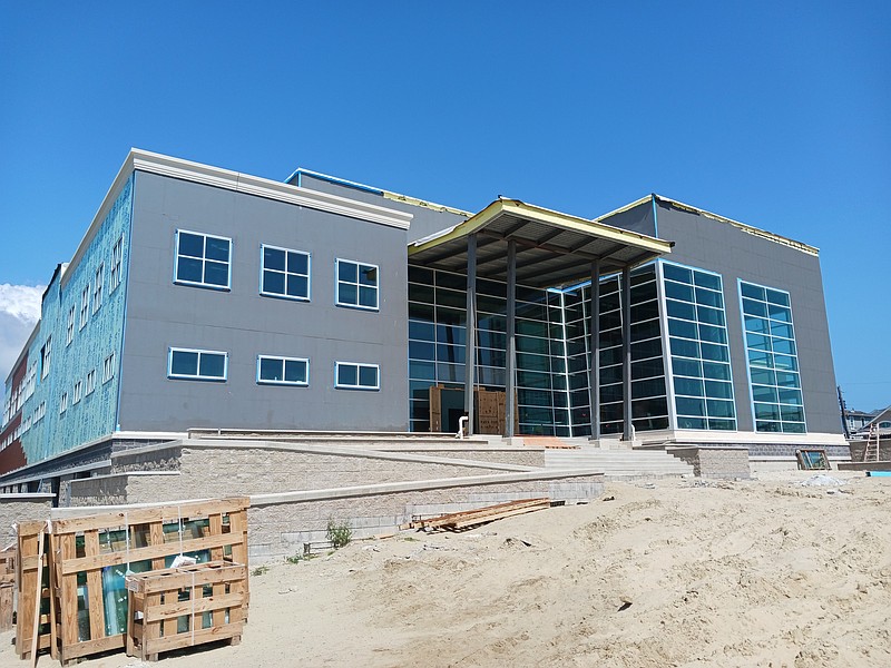 The front entrance of the community center will face Central Avenue.