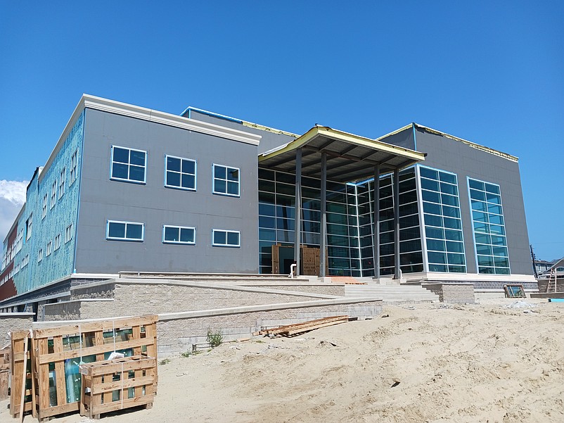 The front entrance of the community center will face Central Avenue.