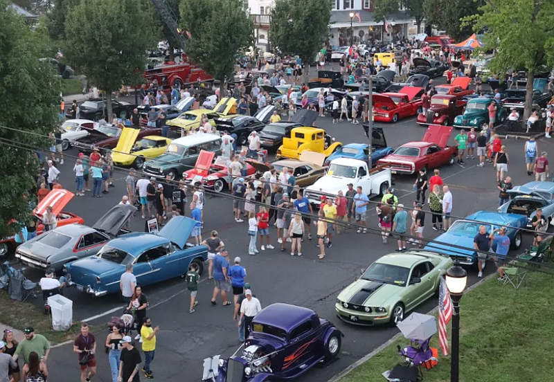 Hundreds attend the 26th annual Under the Stars car show in Perkasie. (John Worthington – MediaNews Group)