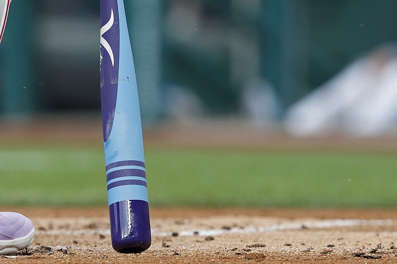 Aug 15, 2025; Washington, District of Columbia, USA; Philadelphia Phillies outfielder Harrison Bader (2) holds his bat in the on deck circle prior to an at bat against the Washington Nationals during the first inning at Nationals Park. Mandatory Credit: Geoff Burke-Imagn Images