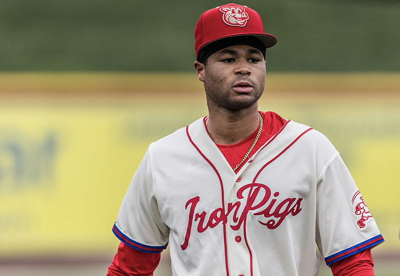 Justin Crawford is one of the top prospects in the Phillies organization. (Cheryl Pursell)