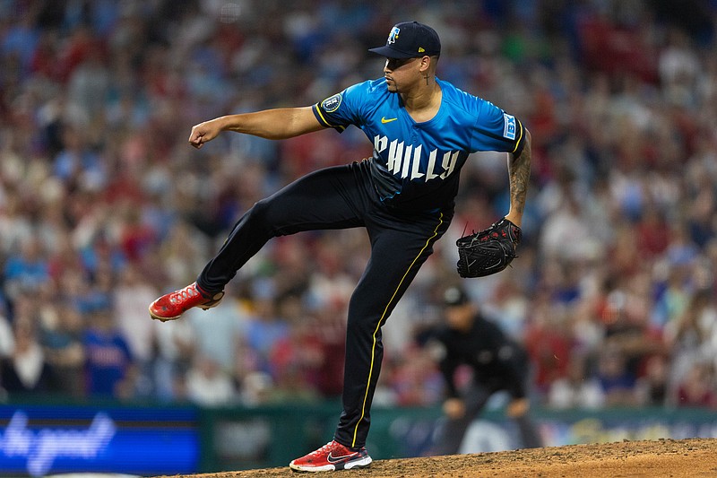 Jhoan Duran blew his first save as a Phillie Friday. Mandatory Credit: Bill Streicher-Imagn Images