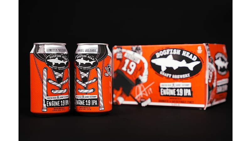 Engine 19 IPA, the new collaboration between Garnet Hathaway, Flyers Charities and Dogfish Head Craft Brewery. (Credit: Philadelphia Flyers)