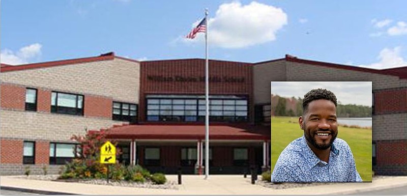 Darnell Williams, in a photo from X, is accused of molesting a student he was driving home from an event at William Davies Middle School.