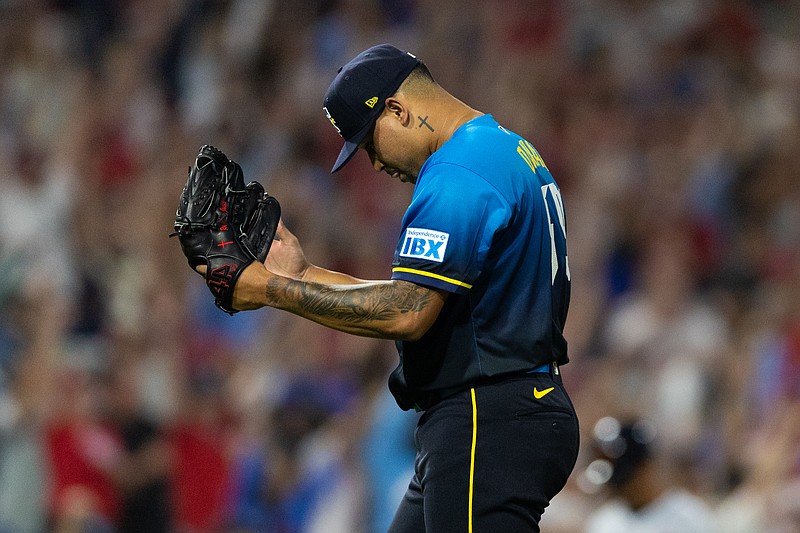 Jhoan Duran closed out a Phillies win Friday. Mandatory Credit: Bill Streicher-Imagn Images