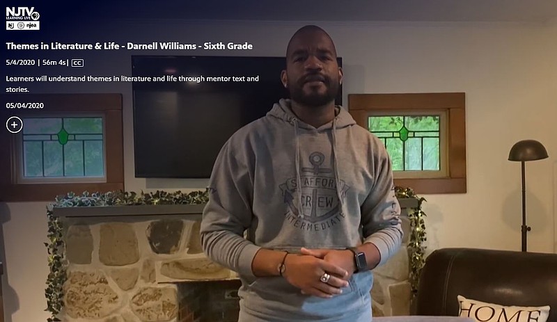 Darnell Williams in an educational video.