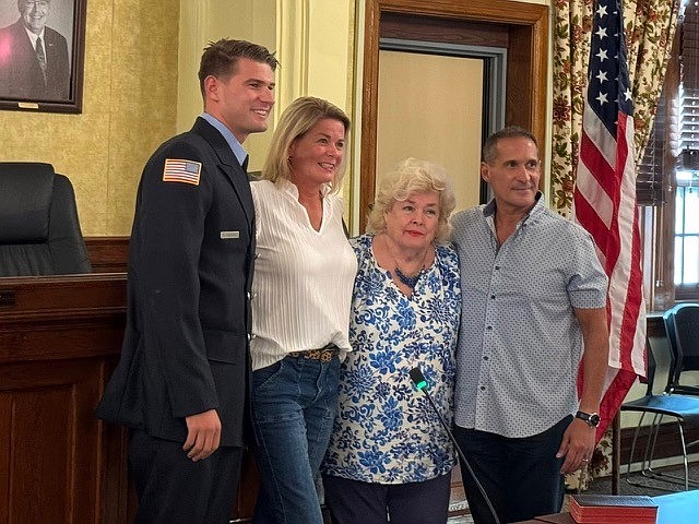 Nicholas Guidara was sworn in as a firefights in the Ventnor City Fire Department Thursday, Sept. 11, 2025