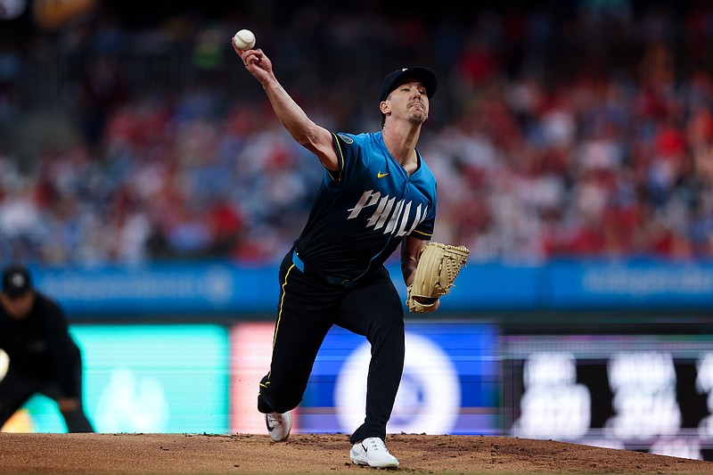 Sep 12, 2025; Philadelphia, Pennsylvania, USA; Philadelphia Phillies pitcher Walker Buehler (31) throws a pitch against the Kansas City Royals during the first inning at Citizens Bank Park. Mandatory Credit: Bill Streicher-Imagn Images