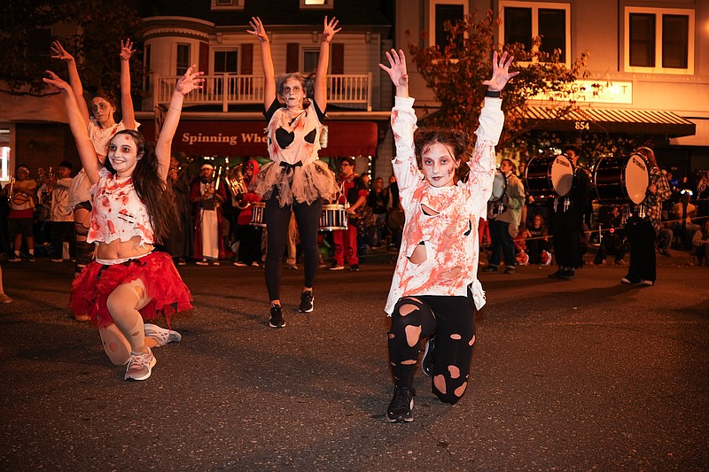 Dancers dressed as ghouls and goblins perform in an earlier Halloween Parade. (Photo courtesy of Ocean City)