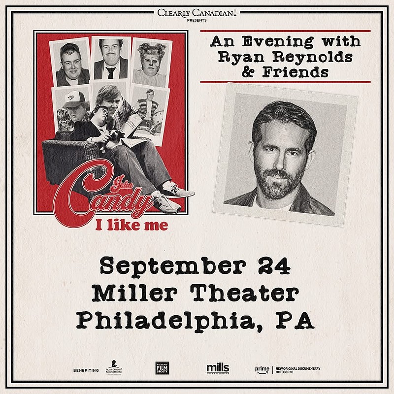 Clear Canadian is bringing a unique presentation of the new John Candy documentary to Philadelphia this week (Source: Ensemble Philly Facebook Page).