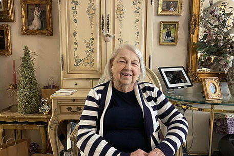 Living History: Local Lansdale resident Marian Fraga offers inspiring wisdom to the youth of today through her own life experiences. (Credit: Alex Kim/The Knight Crier)
