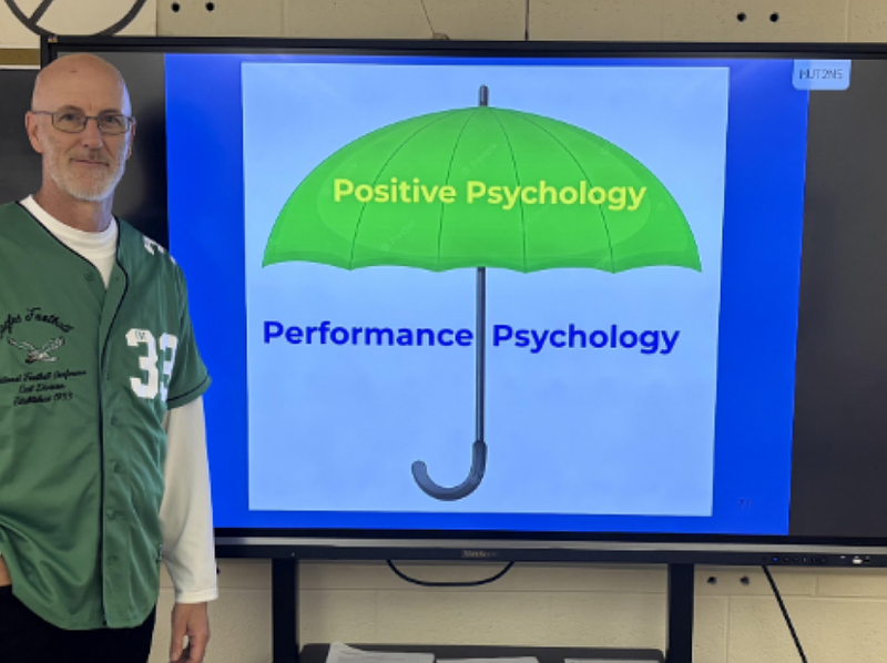 Robert McCreary, teacher of North Penn’s Performance Psychology class. (Credit: Ty Bryson/The Knight Crier)