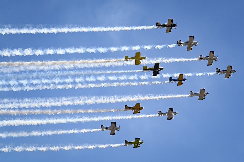 The Full Throttle precision-flying team was one of the performers at the 2025 "Thunder Over the Waves" airshow. (Photo courtesy of the Greater Wildwoods Tourism Improvement and Development Authority)