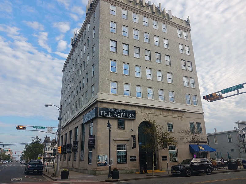 The former Crown Bank building towers over the corner of Eighth Street and Asbury Avenue in downtown Ocean City.