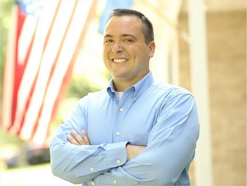 Nick Fountain during his 24th Senatorial District campaign run (Credit: Nick Fountain, 2022)