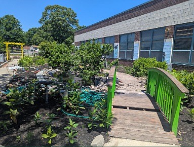 Cape May County High School's butterfly garden is part of the district's sustainability initiatives. (Photo provided)