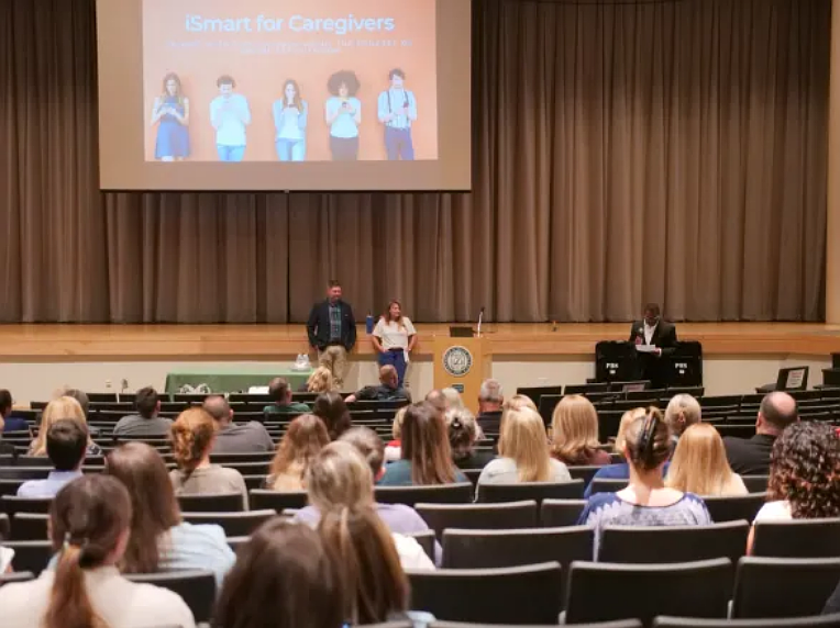 More than 100 parents, educators and staff filled the Pennridge High School auditorium Tuesday, Sept. 30 for the latest series. (Courtesy of David Thomas)