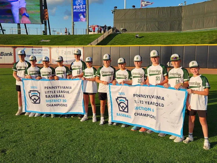 The team won both its District 20 and Section 6 tournaments before finishing 4th in the State Championship over the summer. (Courtesy of Pennridge Little League)