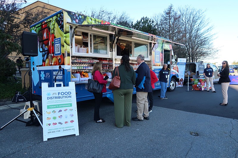 JFS/More than 100 people attended the Jewish Family Service Food Truck ribbon cutting October. 15  at Borgata Hotel Casino & Spa.