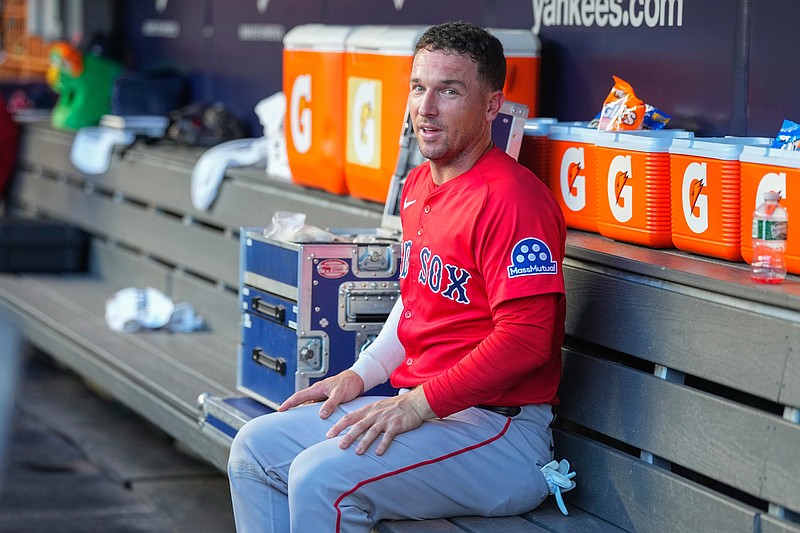Aug 22, 2025; Bronx, New York, USA;  Boston Red Sox third baseman Alex Bregman (2) prior to the game against the New York Yankees at Yankee Stadium. Mandatory Credit: Gregory Fisher-Imagn Images