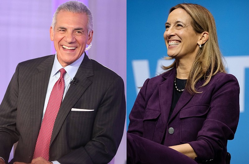 Republican Jack Ciattarelli, a former assemblyman, and Democrat Mikie Sherrill, a four-term congresswoman, are the front-runners in our governor’s race. (Photos by Amanda Brown and Reena Rose Sibayan)