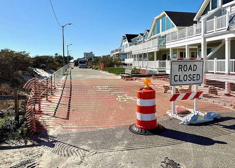 A block or two of the Promenade will be closed at a time while the project progresses from 29th Street to 57th Street. (Photo courtesy of Sea Isle City)