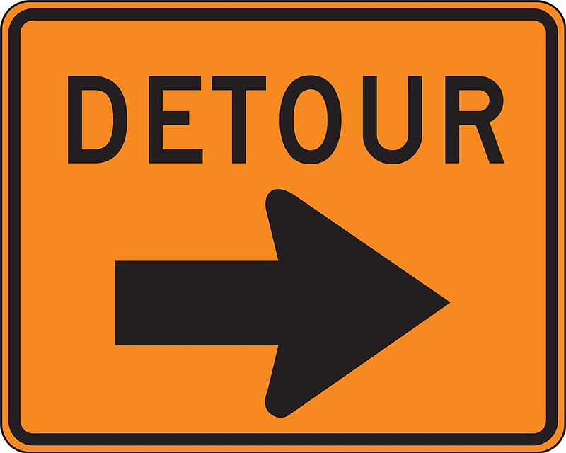A detour will be in effect in the daytime during construction work, but will be lifted at night and on weekends.