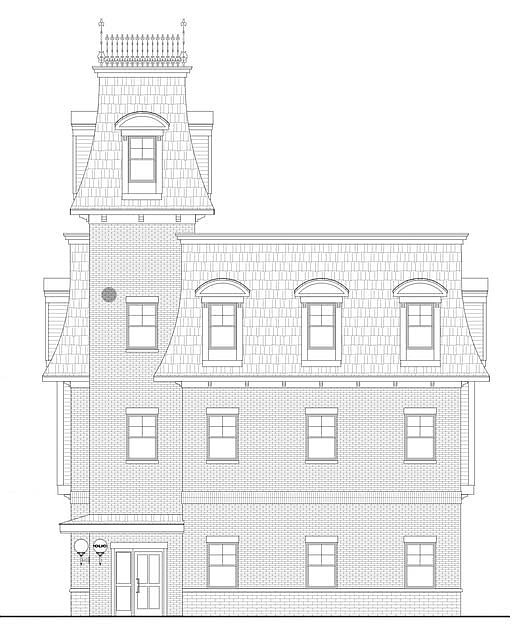 The police station's exterior design resembles an old-fashioned Victorian building. (Courtesy of the city of Cape May)