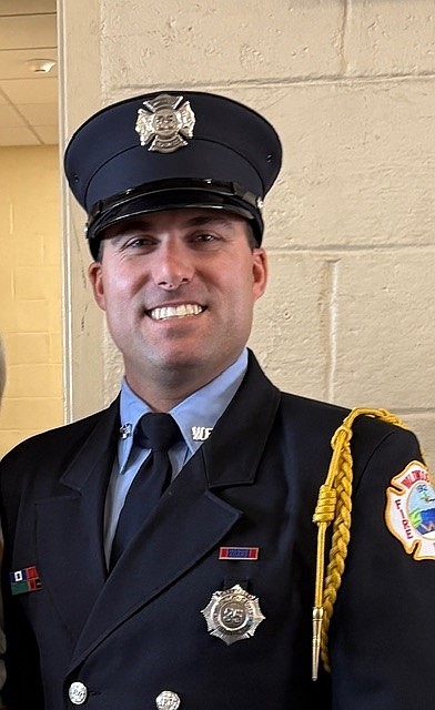 Wildwood firefighter Nick Palmer