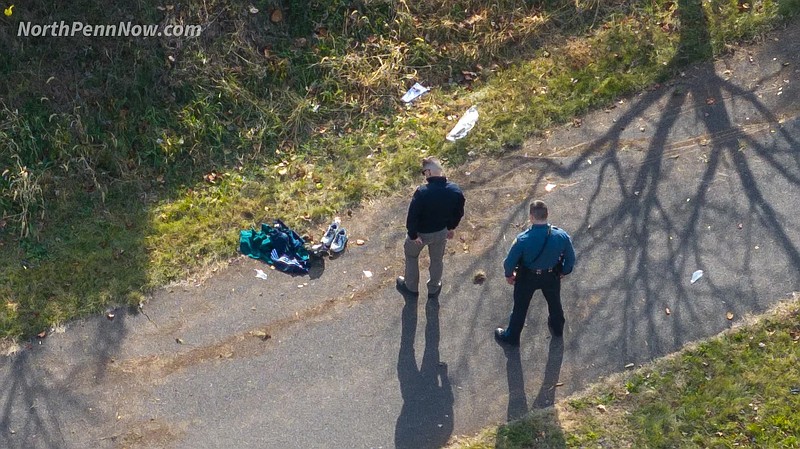 A 50-year-old man was struck by a vehicle in Montgomery Township Saturday morning, according to dispatch.