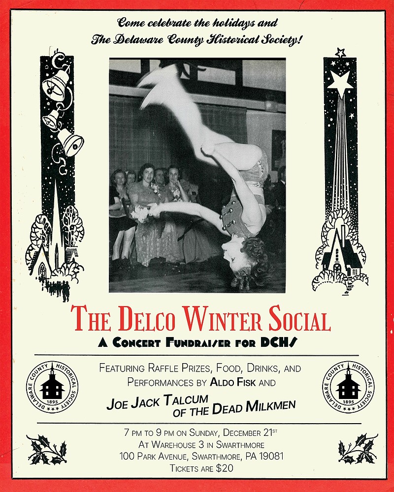 The Delaware County Historical Society has planned The Delco Winter Social for Sunday, Dec. 21. (Image courtesy of DCHS Facebook)