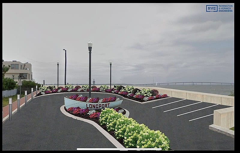 Rendering of Point Park in Longport.